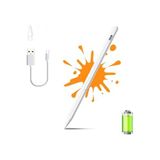 m.tk moveteck Apple iPad 10. Nesil 2022 ile Uyumlu, Eğilmeye Duyarlı, Avuç İçi Reddetmeli Stylus Dokunmatik Kalem, Beyaz, 1,5mm Uç