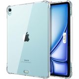 M.TK Moveteck Apple iPad Air 13 Inç M4/M3/M2 Çip Tablet Uyumlu Kılıf Arkası Şeffaf Köşe Korumalı Darbeye Dayanıklı Silikon Kılıfı - İpad Air 13 inç