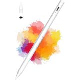 M.TK Moveteck Apple Ipad Air 4 ve 5.nesil Eğime Duyarlı Palm Rejection Magnetik Şarj Olabilen Avuç Içi Red Özellikli Kalem - Beyaz