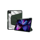 M.TK moveteck Apple Ipad Pro 11 1. Ve 2. Nesil Kılıf Katlanabilir Kalemlikli Ayarlanır Stand Uyku Modlu, koyu yeşil, Tek Ebat, starling37