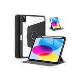 M.TK moveteck Apple Ipad Pro 11 1. Ve 2. Nesil Kılıf Katlanabilir Kalemlikli Ayarlanır Stand Uyku Modlu, siyah, Tek Ebat, starling33