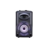 m.tk moveteck Bluetooth Hoparlör, Parti Hoparlörü, Karaoke Mikrofon, Işıklı, Siyah