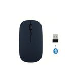 m.tk moveteck Bluetooth ve USB 2.4G Kablosuz Mouse, Lacivert, Tablet Telefon Laptop Windows Uyumlu
