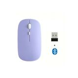 m.tk moveteck Bluetooth ve USB 2.4G Kablosuz Mouse, Lila