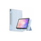 m.tk moveteck Galaxy Tab S10 Fe Plus 13.1 inç Magic Klavyeli Kılıf Mıknatıslı Ön Kapak Tutucu Kilit Akıllı Kapak