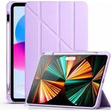 M.TK Moveteck Honor Pad X8B/X8A 11 Inç Uyumlu Tablet Kılıf Yumuşak Kalem Bölmeli Akıllı Uyku Modlu Standlı Kapak - Lila
