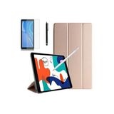 M.TK moveteck Huawei Matepad Se 10.4 Inç Tablet Uyumlu Smart Standlı Akıllı Kılıf + Ekran Koruyucu + Kalem Seti, gold, Tek Ebat, matepadeseold