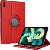 M.tk moveteck Huawei Matepad Se 11 İnç 2024 Uyumlu Tablet Kılıf 360 Derece Tam Koruma Standlı Kapaklı Dönen Zırh - matepad se 11'' 2024 - Kırmızı