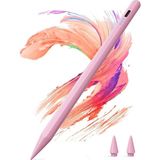 M.TK Moveteck Ipad A16 Air 6/7/8/9/10/11/12. Nesil Avuç Içi Red Palm Rejection Tablet Kalemi Stylus Yazı Çizim Pen - Pembe