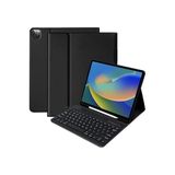 m.tk moveteck iPad Air 13 inç M2 Çip 2024 Uyumlu Bluetooth Klavyeli Standlı Kılıf, Siyah