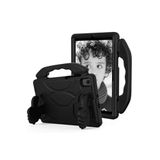 M.TK moveteck Ipad Air 2 9.7 Uyumlu Kılıf Çocuk Tablet Standlı Ibuy Renkli Tutacaklı Kılıf A1566 A1567, siyah, Tek Ebat, 789mtktbeva0151