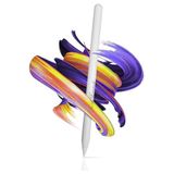 m.tk moveteck iPad Air 5. Nesil ile Uyumlu 2. Nesil Magnetik Kalem, Beyaz, Avuç İçi Red Özellikli, Eğime Duyarlı