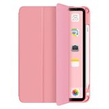m.tk moveteck iPad Pro 11 2024 ile Uyumlu Kılıf, Akıllı Uyku Modlu, Kalem Bölmeli, Katlanabilir Stand, Koyu Pembe