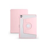 M.TK moveteck İpad Pro 12.9" 3 4 5 6 Kılıf Akıllı Termik Uyku Modlu Pen Charge Kalem Bölmeli Dönen Standlı Kapaklı, Pembe, Tek Ebat, termik-12.9-pembe