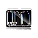 m.tk moveteck iPad Pro M4 11 inç 2024 ile Uyumlu Nano Ekran Koruyucu, Şeffaf Cam, Esnek Kırılmaz Tablet Camı, 5. Nesil