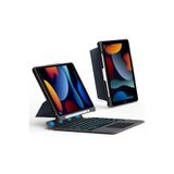 m.tk moveteck iPad Pro ve Air 10.5 ile Uyumlu Klavyeli Kılıf, Touch Pad, Standlı, Bluetooth Manyetik Klavye, Siyah