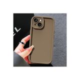 M.TK moveteck İphone 14 Kılıf Yumuşak Renkli Lansman Silikon Kamera Korumalı Çıkıntılı Kenarlı 3d Coffe Desenli, Kahverengi, Tek Ebat, ananas-ip14-kahverengi