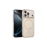 m.tk moveteck iPhone 14 Pro ile Uyumlu Kılıf, MagSafe Özellikli, Kamera Korumalı, PC Malzeme, Gold