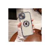 m.tk moveteck iPhone 14 Uyumlu Kılıf, Kamera Lens Korumalı, Tam Koruma, Halkalı Şeffaf, Açık Mavi