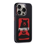 M.TK moveteck İphone 15 Pro Max Kılıf Akıllı NFC Ekran Özellikli Kişileştirilebilir Yansıtılabilir Smart Cover, Siyah, Tek Ebat, URRnfc-15promax-siyah