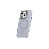 M.TK moveteck İphone 15 Pro Max Kılıf Kenarları Tırtıklı Mat Magsafe Wireless Şarj Destekli Buzlu Kaymaz SoftKapak, Naturel, Tek Ebat, klap-zore-15promax-naturel123