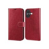 M.TK moveteck İphone 16 Plus Kılıf 360 Tam Kaplar Deri Dokulu Kapaklı Cüzdanlı Kartlıklı Standlı Kartvizitli Kapak, Kırmızı, Tek Ebat, trends-iphone16plus-red
