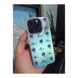 m.tk moveteck iPhone 16 Pro Max Kılıf, Kamera Çercevesi Taşlı, Hologram 3D Desenli, Renk Yansımalı Figür Kapak, Sarı