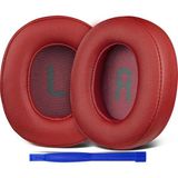 M.TK Moveteck Jbl ile Uyumlu Kulaklık Pedi Süngeri Tune 700BT/710/720BT/750BT,760NC/770NC + Takma Aparatı Set - Kırmızı