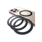 m.tk moveteck Metal Magsafe Halka Yüzük Tüm Telefonlarla Uyumlu Çok Amaçlı Güçlü Siyah Mıknatıs (1 ADET)