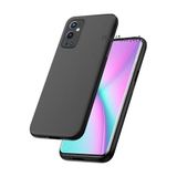 m.tk moveteck OnePlus 9 Pro ile Uyumlu Kılıf, Kamera Lens Korumalı, Soft Mat Pürüzsüz Esnek Silikon Kapak, Siyah