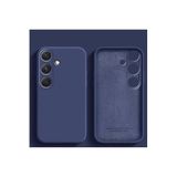 M.TK moveteck Samsung Galaxy A25 Kılıf Lansman Kamera Korumalı içi Kadife Yumuşak Renkli Silikon Mat Hisli Süet, Lacivert, Tek Ebat, kadife-a25-lacivert