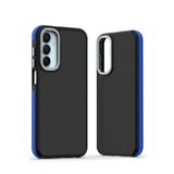 M.TK moveteck Samsung Galaxy A25 Kılıf Metal Kamera Korumalı Sökülebilir Renkli Tuşlu Kenarları Tırtıklı Arka Mat, Lacivert, Tek Ebat, harvel-a25-laci