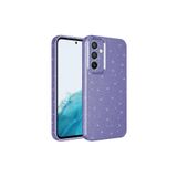 M.TK moveteck Samsung Galaxy A25 Kılıf Simli Yaldızlı Darbeye Dayanıklı Kamera Korumalı Silikon Parlak Kenarlı Kap, Mor, Tek Ebat, koton-a25-mor