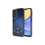M.TK moveteck Samsung Galaxy A25 Kılıf Tam Kamera Lens Korumalı Arkası Şeffaf Kanarları Renkli Logo Gösteren Kapak, Siyah, Tek Ebat, omega-a25-siyah