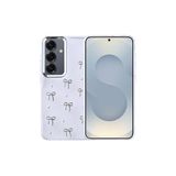m.tk moveteck Samsung Galaxy A25 Uyumlu Fiyonk Desenli Şeffaf Kılıf, Simli, Darbeye Karşı Dayanıklı
