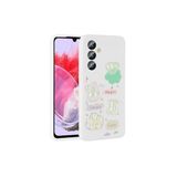 M.TK moveteck Samsung Galaxy A54 Kılıf Kamera Korumalı Karakterli Emoji Ayıcık Desenli Figürlü Kabartmalı Parlak, Beyaz, Tek Ebat, toys-A54-beyaz123
