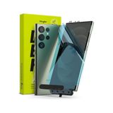 m.tk moveteck Samsung Galaxy S22 Ultra ile Uyumlu Kavisli Nano Cam Ekran Koruyucu, Kolay Kurulum, 360 Ön-Arka Koruma
