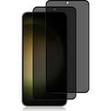 M.TK Moveteck Samsung Galaxy S23 5g Uyumlu Hayalet Ekran Koruyucu Cam 5d Privacy - Siyah