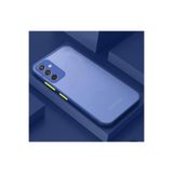 M.TK moveteck Samsung Galaxy S23 Fe Kılıf Kamera Lens Korumalı Arkası Mat Sert Silikon Tuşları Renkli Military Buz, Lacivert, Tek Ebat, hux-S23fe-laci13