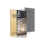 m.tk moveteck Samsung Galaxy S24 Ultra ile Uyumlu Ekran Koruyucu, Nano Esnek Polymer Privacy Glass, Tam Kaplar