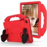 M.TK Moveteck Samsung Galaxy Tab A11+ Plus/A9 + Plus 11 Inç Çocuklar Için Tablet Kılıfı Standlı Karekterli Kollu Tutamaklı Renkli Like Silikon - Kırmızı - Tab A11+ Plus/A9+ Plus