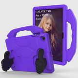 M.TK Moveteck Samsung Galaxy Tab A11+ Plus/A9 + Plus 11 Inç Çocuklar Için Tablet Kılıfı Standlı Karekterli Kollu Tutamaklı Renkli Like Silikon - Mor - Tab A11+ Plus/A9+ Plus