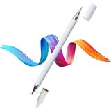 M.TK Moveteck Samsung Galaxy Tab A11/A9 8.7 Inç Uyumlu Dokunmatik Stylus Kalem Tablet Telefon Için Çizim ve Yazı Kalemi - Beyaz