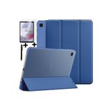 M.TK moveteck Samsung Galaxy Tab A7 Lite 8.7 Inç Sm-t220 Tablet Kılıfı Akıllı Smart Uyku Modlu + Ekran Camı +Kalem, Lacivert, Tek Ebat, t220-smart-set-laci