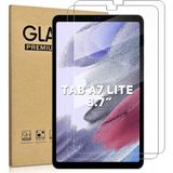 M.TK Moveteck Samsung Galaxy Tab A7 Lite 8.7 Inç T220 T225 Uyumlu Ekran Koruyucu Şeffaf Cam Nano Esnek Kırılmaz Ekran Camı Tam Kaplama Tablet Ekran Koruyucu Cam - Tab A7 Lite T220