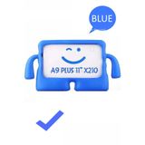 m.tk moveteck Samsung Galaxy Tab A9+ ile Uyumlu 11 İnç Standlı Silikon Tablet Kılıfı, Mavi