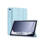 m.tk moveteck Samsung Galaxy Tab A9 Plus 11 İnç Kılıf, Smart Uyku Modlu, Standlı, Şeffaf Kapaklı, Bebe Mavisi