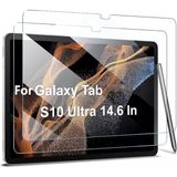 M.TK Moveteck Samsung Galaxy Tab S10 Ultra 14.6 Inç Tablet Ekran Koruyucu Cam Nano Esnek Kırılmaz Camı Tam Kaplar - Şeffaf