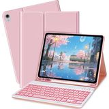 M.TK Moveteck Samsung Galaxy Tab S11 11INÇ 2025 Uyumlu Tablet Klavyeli Kılıf Kablosuz Bluetooth Akıllı Kalem Bölmeli Tükçe Q Klavyeli Tablet Kılıfı SM-X736 SM-X730 - Galaxy Tab S11 2025 - Pembe