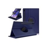 m.tk moveteck Samsung Galaxy Tab S9 FE Plus 12.4 inç SM-X610 ile Uyumlu 360 Dönebilen Kapaklı Standlı Tablet Kılıfı, Lacivert